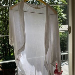 white cardigan like thing from nordstrom
